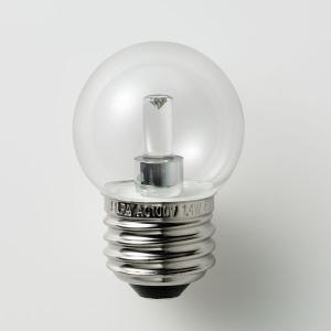 ＥＬＰＡ　エルパボール LED電球 LED装飾電球 ミニボール電球形 E26 G40(外径40mm) クリア(透明) 昼白色相当 1.4W 60lm　LDG1CN-G-G255｜alllight