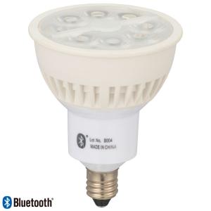 オーム電機　LED電球 Bluetooth対応 ハロゲン形 約φ52 中角 調色/色相調整タイプ 一般照明4.8W カラー1.9W 315lm(電球色) E11　LDR7-M-E11/RGB/I1 (06-0976)｜alllight