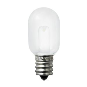 ＥＬＰＡ　LED電球 LED冷蔵庫庫内灯 E12 クリア(透明) 昼白色相当 0.9W 40lm　LDT1CN-G-E12-G125｜alllight