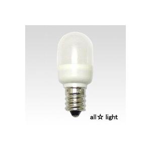 ノア　ＬＥＤ電球　ナツメ球形　１５Ｗ相当　０．９Ｗ　２７００Ｋ　 Ｅ１２口金　６５ｌｍ　LED-1262｜alllight