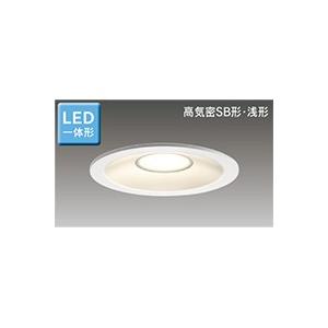 東芝　LED照明器具 浴室灯/軒下用 ダウンライト 高気密SB形 白熱灯器具60Wクラス LED一体形 埋込穴Φ125 電球色 一般住宅用 防湿・防雨形　LEDD87041L(W)-LS