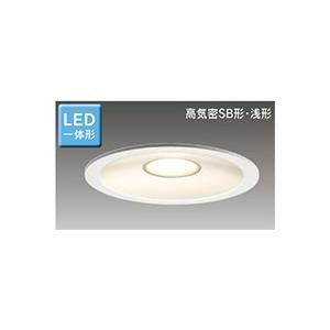 東芝　LED照明器具 浴室灯/軒下用 ダウンライト 高気密SB形 白熱灯器具60Wクラス LED一体形 埋込穴Φ150 電球色 一般住宅用 防湿・防雨形　LEDD87042L(W)-LS｜alllight