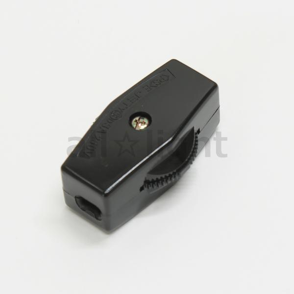 ★　３Ａ　ネオミニロータリースイッチ　ロータリー式中間スイッチ　平形コード用　ブラック（黒色）　M2...