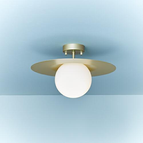 ＭＡＸＲＡＹ　シーリングライト　オーブ　プレートシーリング　ゴールド　直付タイプ　1灯　E17口金用...