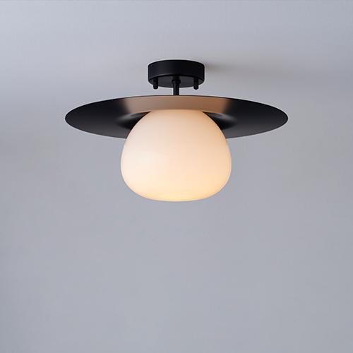 ＭＡＸＲＡＹ　オーブシリーズ　コーブ　プレートシーリングライト　Φ150　直付け　ブラック　E17口...