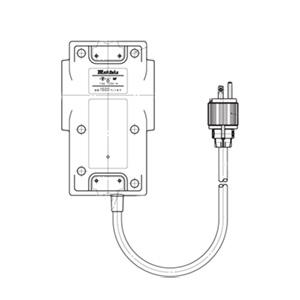 明工社　病院用接地タップ Kタイプ 15A 125V 接地2P 赤 S-VCT5m 医用プラグ付 ラ...