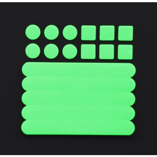 日東エルマテリアル　高輝度蓄光シールＪＣ　シール（３種セット）　NB-SHC ≪クリックポスト対応≫