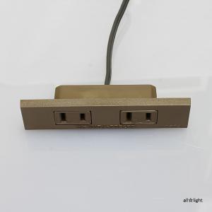 NOATEK（ノアテック） ノア 家具用コンセント(什器用) 2ヶ口コンセント