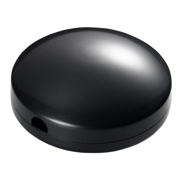 ヤザワ　ペンダントコードリール（コード長さ調節器）　φ８０　収納可能コード長１００ｃｍ　本体色ブラッ...