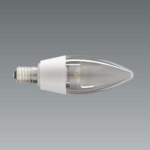 遠藤照明 ENDO LEDZ LAMP LED電球 シャンデリア電球形 クリア 電球色