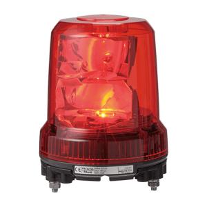 パトライト 大型LED回転灯 RLR DC48V 8.2W φ162mm 取付ピッチφ140 閃光