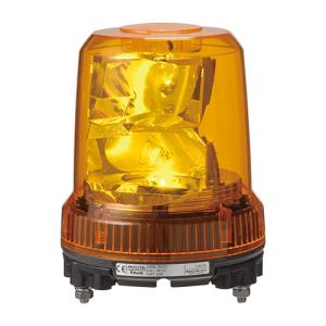 パトライト 小型回転灯 SKH-EA DC12V 9.6W φ100mm イエロー（黄色