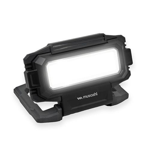 ムサシ　充電式マルチライト投光器型 メインライト スポットライト リチウムイオン電池 屋内/屋外 保...