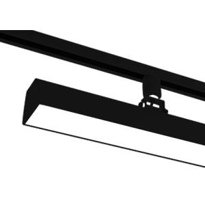 ＴＥＳ　ＬＩＧＨＴＩＮＧ　配線ダクトレール用 LEDベースライト リビアーノプラス 450mmタイプ 4000K 白色 LED一体型 光束:1437lm 本体:黒　TFL-8457B-40｜alllight