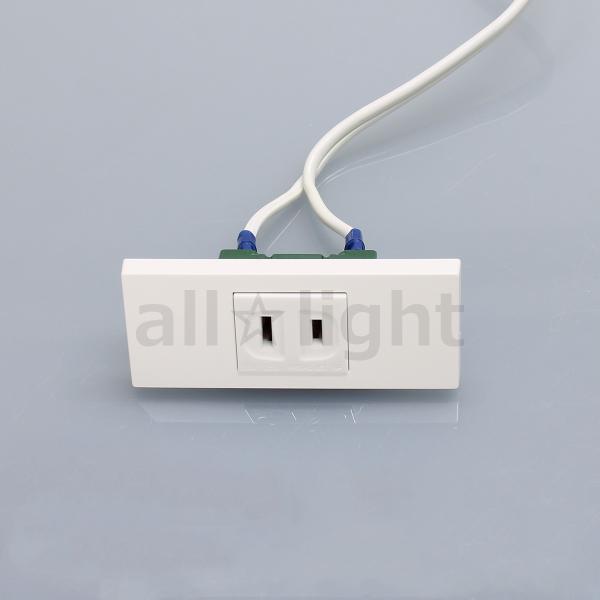 テクノパーツ　家具用コンセント(什器用) 1口コンセント VFFコード2.0m 15A125V 15...