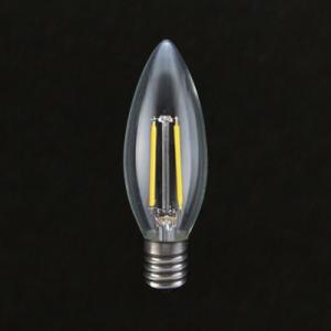 ＴＯＺＡＩ　LED電球 シャンデリア型フィラメントLED クリアタイプ シャンデリア球25W形相当 ...