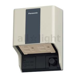 Panasonic（パナソニック） 接地防水ダブルコンセント 2コ口 平刃型