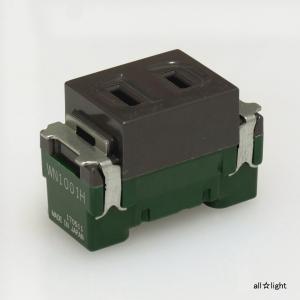 神保電器（JIMBO） 日本間用コンセント 単線専用 2P 15A 125V 扉付
