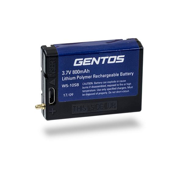 ＧＥＮＴＯＳ　専用充電池　ヘッドライトWSTARシリーズ用　WS-10SB　