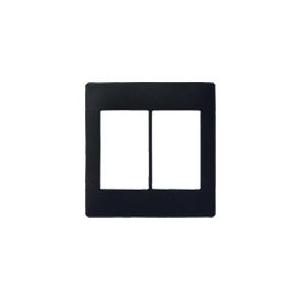 パナソニック　アドバンスシリーズ配線器具 簡易耐火スイッチプレート 2連用 マットブラック　WTA7...