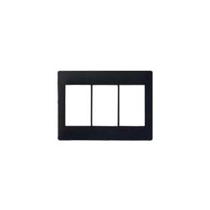 パナソニック　アドバンスシリーズ配線器具 簡易耐火スイッチプレート 3連用 マットブラック　WTA7...