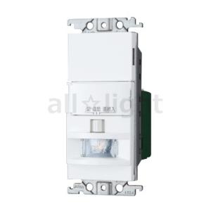 パナソニック　コスモシリーズワイド21 壁取付熱線センサ付自動スイッチ 2線式・片切 LED専用 ブ...