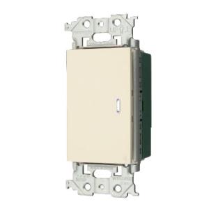 パナソニック　アドバンスシリーズ リンクプラス ソリッド スイッチON/OFF 3線式 4線式 ハンドルタイプ 親器/受信器 2A 100V AC マットベージュ　WTY2401FK