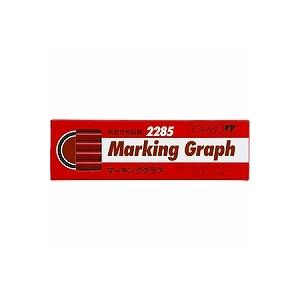 トンボ鉛筆 色鉛筆 紙巻き マーキンググラフ 赤 1ダース 2285-25｜allmail