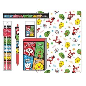 まいぜんシスターズ　ＵＵＵＭ４　シャープペンシルA　鉛筆　消ゴム　定規A　下敷き　メモA6　6点セット