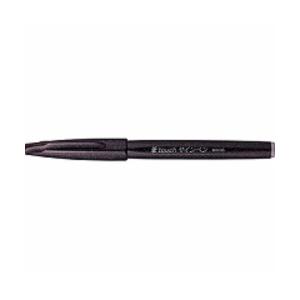 ぺんてる 筆touchサインペン 細字 ブラック SES15C-A ( ５本)/メール便送料無料｜allmail