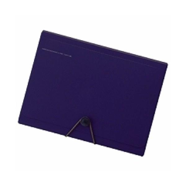 リヒトラブ キャリングドキュメント A7588-11 A5 6ポケット ネイビー/メール便送料無料