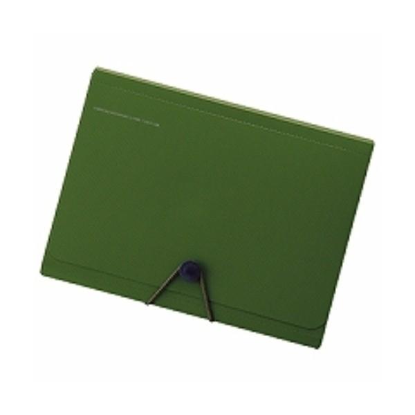 リヒトラブ キャリングドキュメント A7588-22 A5 6ポケット オリーブ/メール便送料無料