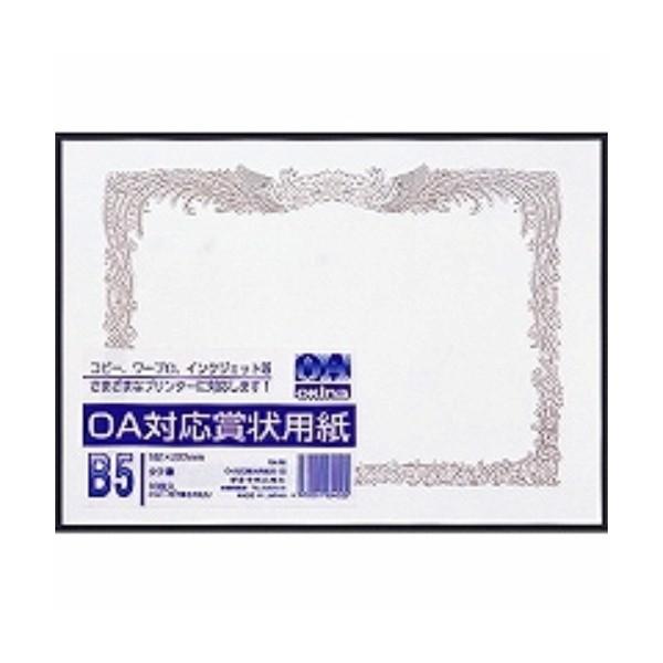 オキナ ＯＡ対応 賞状用紙 Ｂ５タテ書 １０枚入 ( ３ セット )/メール便送料無料