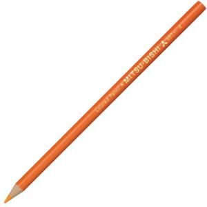 三菱鉛筆 K880.4 色鉛筆 だいだいいろ (1ダース)/メール便送料無料｜allmail