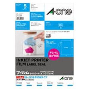 新品未使用 ラベルシール［インクジェット］ キレイにはがせるタイプ 光沢フィルム