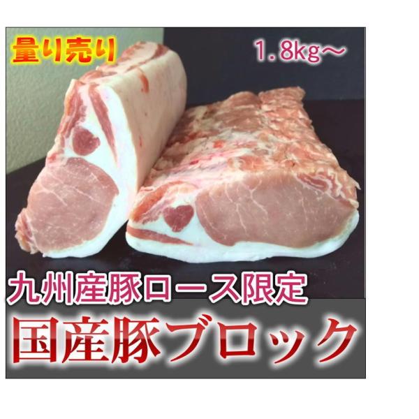 【業務用量り売り】【九州産豚ロース肉】『数量限定激安価格』