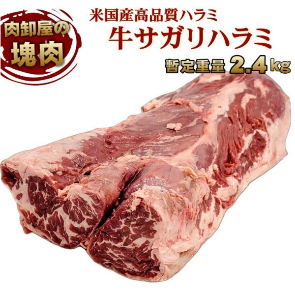 牛サガリハラミ 塊肉 業務用 冷蔵直送 特選牛ハラミ サガリブロック 2.4kg〜 量り売り 焼肉 ...