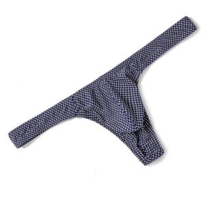 ビキニブリーフ 下着 メンズ Tバック ビキニショーツ セクシー 下着 伸縮性抜群 立体感 彼氏 勝負下着 L ネイビー