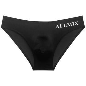ボクサーブリーフ メンズショーツ シームレス ALLMIX 軽量 男性下着 快適 通気性良い ショーツ オシャレ 伸縮性よい XL ブラック｜allmix