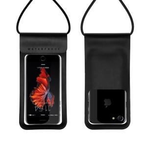スマホ防水ケース 全機種対応 iPhone Galaxy Xperia AQUOS arrows ブラック｜allmix