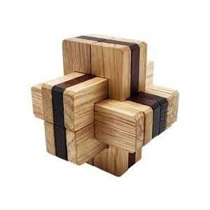 木製立体パズル KUMUZ ロック・ロック