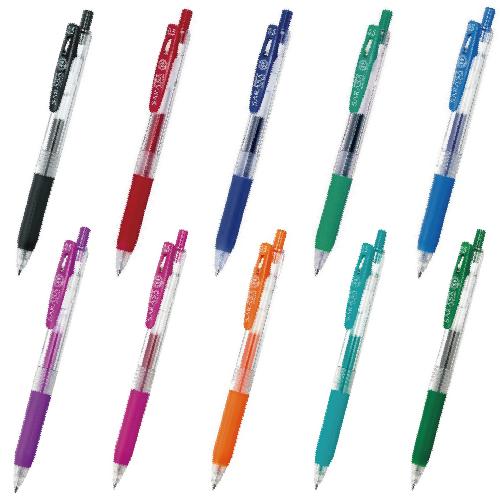 サラサクリップ 0.5mm ゲルインクボールペン 水性顔料 ゼブラ