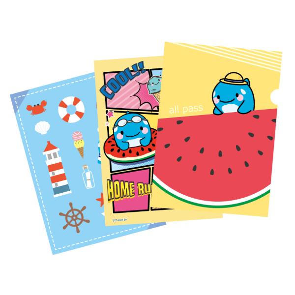 オルパスグッズ クリアファイル A4 オルパスくん 夏バージョン