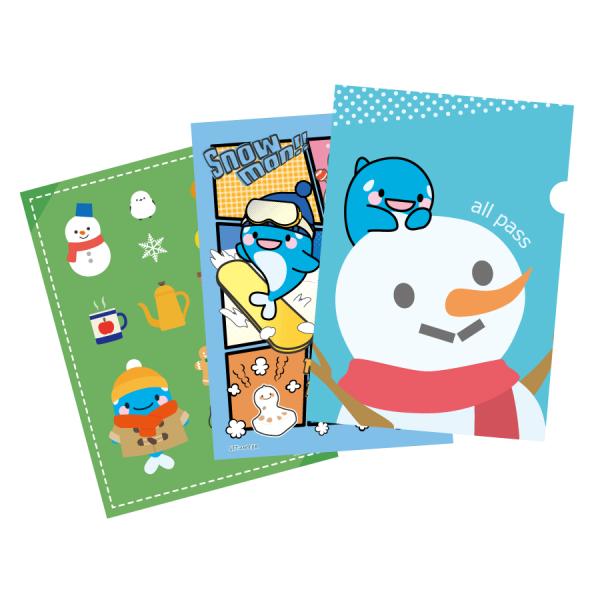 オルパスグッズ クリアファイル A4 オルパスくん 冬バージョン