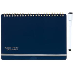 学研ステイフル ホワイトボードノート Write Whiteプラス A5 ネイビー