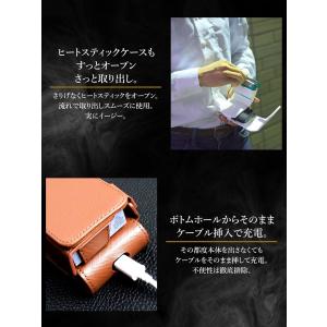 アイコス ケース iQOS ケース 牛革 サフ...の詳細画像5