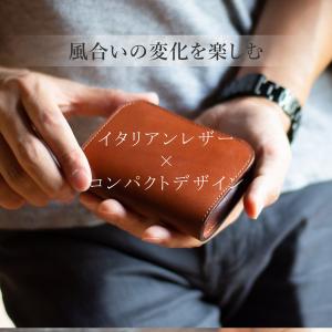 二つ折り財布 レディース メンズ ブランド 革...の詳細画像3