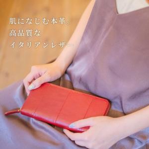長財布 本革 レディース メンズ ラウンドファ...の詳細画像5