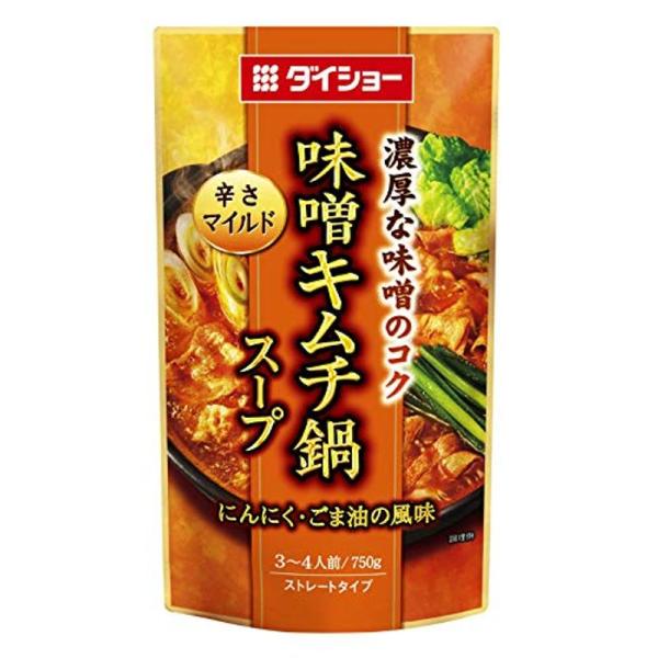 ダイショー 味噌キムチ鍋スープ 750g ×5個