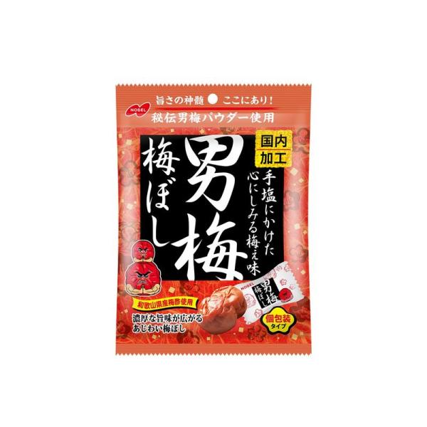 ノーベル製菓 男梅梅ぼし 52g ×6袋